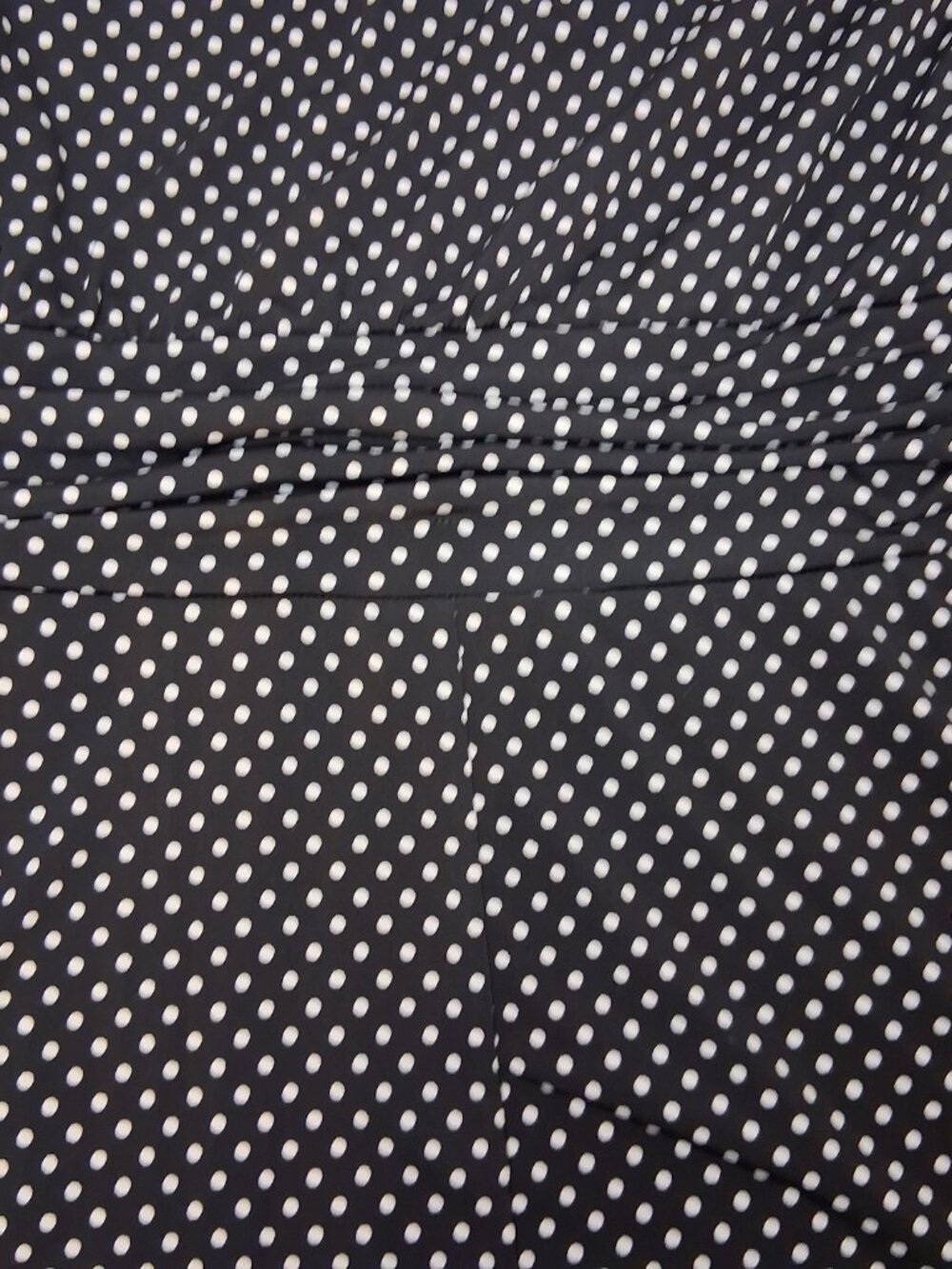 Size 8 Enfocus Studio Black & White Polka Dot Halter Dress